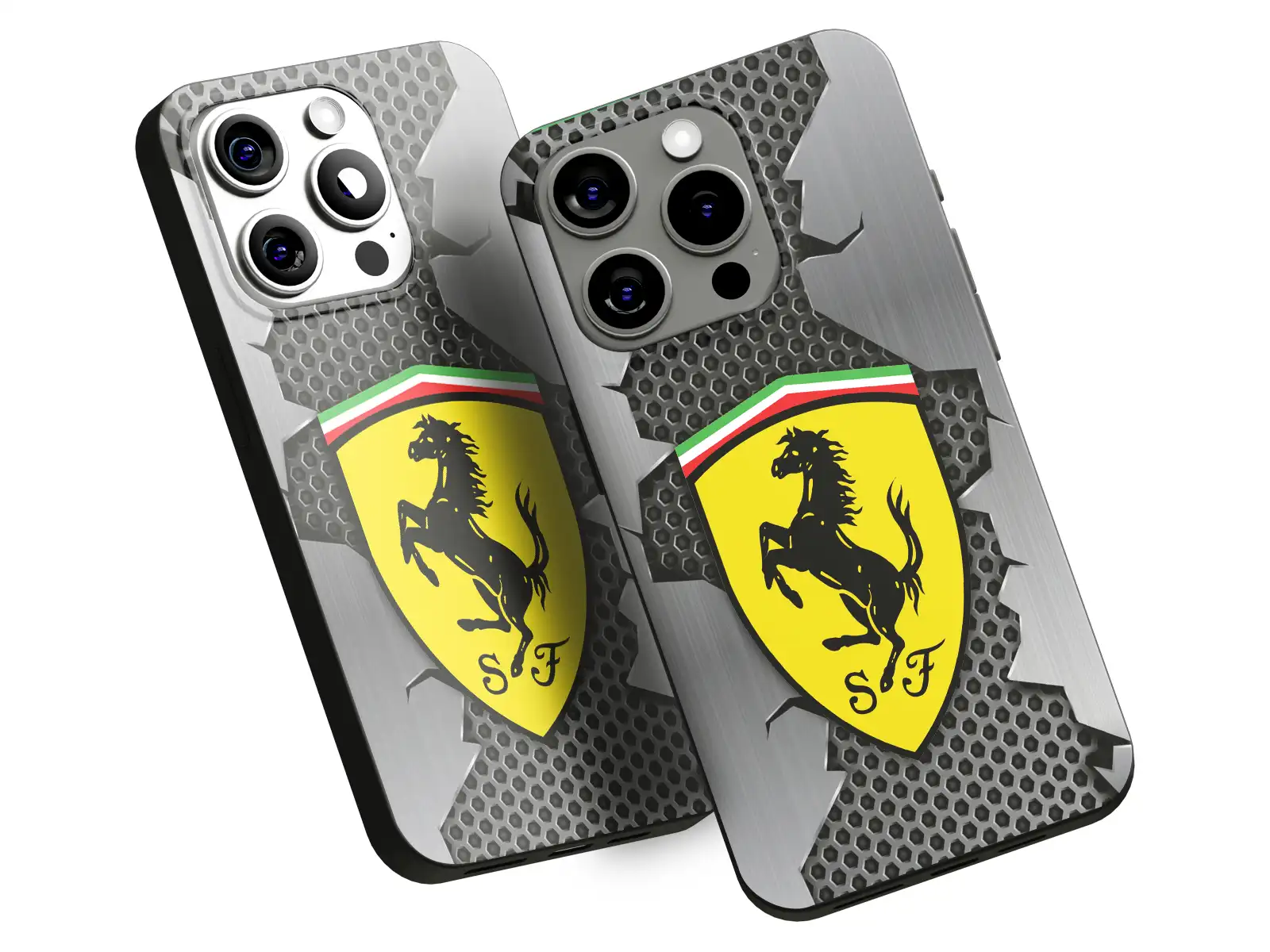 Ferrari Custodia Designer Look Solido Moderno